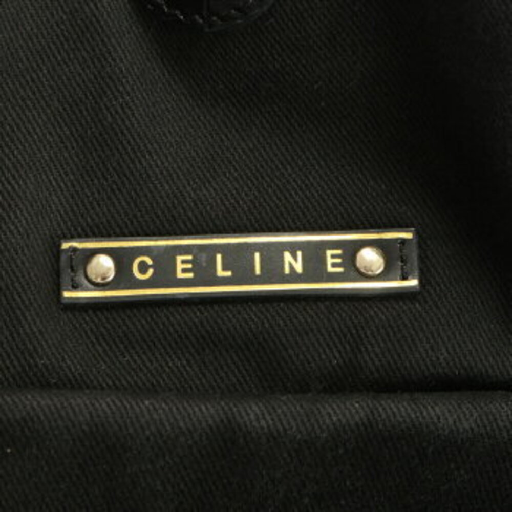 Celine Shoulder Handbag Tote Bag Canvas Sulky Leather Bittersweet - Picture 13 of 13